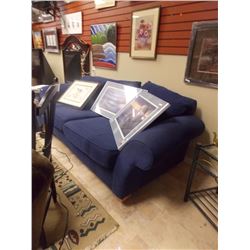 LIKE NEW LARGE BLUE COUCH
