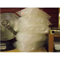STACKABLE CONTAINERS - 5 PKS OF 4 PER LOT