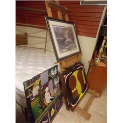 LARGE WOODEN EASLE