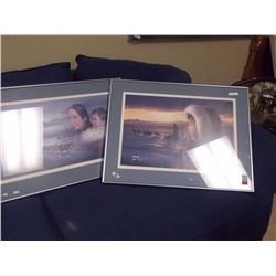 FRAMED PRINT - ESKIMO MOTHER & CHILD SIGNED - LIMITED EDITION - 2 TTL