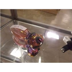 NEW ART GLASS PIPE - PINK / BLUE