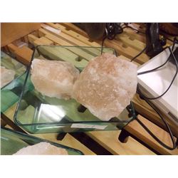 TRAY OF ASSORTED HIMALAYAN SALT - NOT TRAY - 2 PC