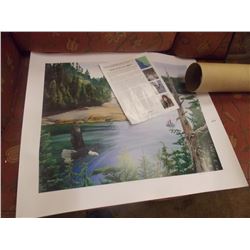TUBE OF PRINT - HEATHER BROWN