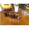 Image 1 : GLASS MEDICINE BOTTLES - 6 TTL