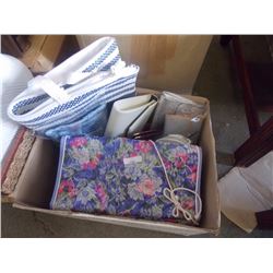 BOX - PURSES , WALERS BATHROOM HANGERS AND MORE