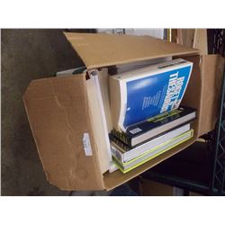BOX OF BOOKS - RECORD BOOKS AND MORE