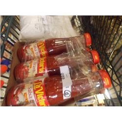 HOT SAUCE -  "LA VICTORIA" - 6X8 OZ SALSA BRAVA - SPICEY