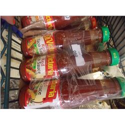 HOT SAUCE -  "LA VICTORIA" - 6 X8 OZ - SALSA BRAVA - MILD