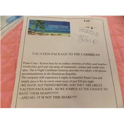 VACATION PACKAGE TO THE CARIBBEAN Punta Cana - Known best for its endless stretches of white sand be
