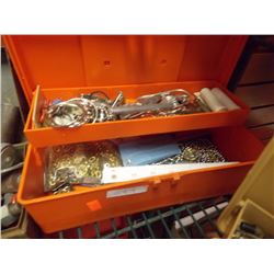 TACKLE BOX AND CONTENTS - HARDWARE