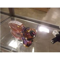 NEW ART GLASS PIPE - PINK / BLUE