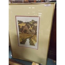 FRAMED PICTURE- THE GREAT BARN