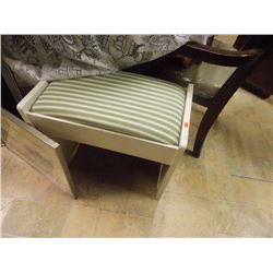 STOOL/ FOOT REST - WHITE