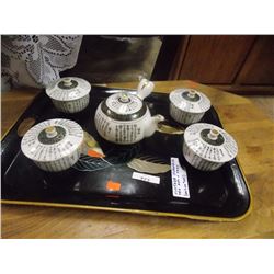 VINTAGE JAPANESE TEA SET & TRAY