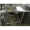 Image 1 : 30" x 36" S/S Equipment Stand w/Backsplash