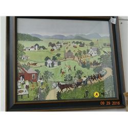 Grandma Moses Framed Print