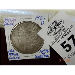 1921-D Morgan Dollar