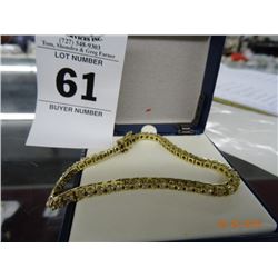 Gold & Diamond Woman's Bracelet - Appraisal $850