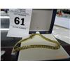 Image 1 : Gold & Diamond Woman's Bracelet - Appraisal $850
