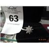 Image 2 : Dimaond Ring 14K White Gold - Appraisal $900