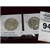 Image 1 : 2-Pack of Silver Kennedy Half Dollars