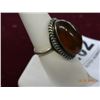 Image 2 : S/S Ring w/Amber Stone