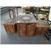 Image 1 : Set of 3 Carved African Mahogany Side Tables