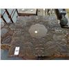 Image 2 : Set of 3 Carved African Mahogany Side Tables