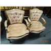 Image 1 : 2 Pink Victorian Chairs - 2 Times the Money