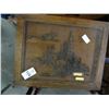 Image 2 : Wood Oriental Carved Nesting Table Set