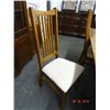 Image 2 : Mission Style Oak Dining Room Chairs (6)