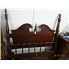 Image 1 : Mahogany Provincial 4-Post Full Bed