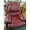 Image 1 : Maroon Leather Recliner