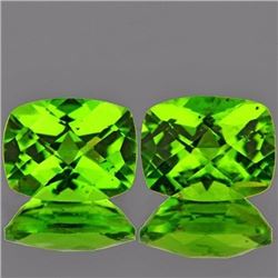 Natural Peridot Pair 5.05 cts - VVS