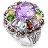 Image 1 : Natural Multi Gemstone Ring