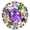 Image 2 : Natural Multi Gemstone Ring