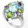 Image 2 : Natural Multi Gemstone Ring