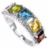 Image 1 : Natural Multi Gemstone Ring