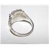 Image 2 : Native American Zuni Sterling Silver Sleeping Beauty Mine Turquoise Ring Size 8 by Collectible Justi