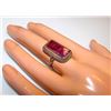 Image 2 : Vintage Native American Navajo Charlie Bowie Sterling Silver Purple Spiny Oyster Statement Ring Size
