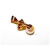 Image 2 : Art Nouvau 14K Gold Akoya Pearl Pendant