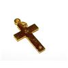 Image 2 : 10K Yellow  Rose Gold Black Hills Gold Cross