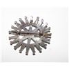 Image 2 : Zuni Sterling Turquoise Cluster Brooch