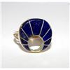 Image 1 : Zuni Sterling Lapis Loretta Maetza Ring size 8