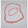 Image 1 : Angel Skin Pink Coral Necklace Bracelet