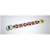 Image 1 : Vintage Native American Beaded Leather Bracelet