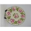 Image 1 : A WEDGWOOD WALL PLAQUE, painted with Wemyss cabbage roses sisgned by the artist, diameter 30cm  7...