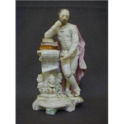A DERBY FIGURE, c.1760, Shakespeare after Sheemakers, height 32cm  800-1200...
