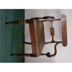 A SET OF SIX WILLIAM IV DINING CHAIRS, mahogany, (two carvers), oval tablet backs, shaped splat,...
