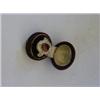 Image 1 : A HIGH CARAT GOLD RING, (unmarked) a central red spinel (a/f) surrounded by old cut diamonds to f...